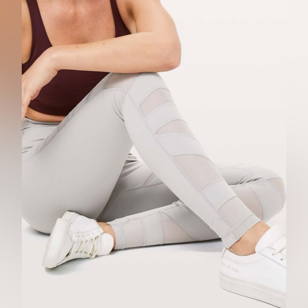 Lululemon Wunder Under High-Rise Tech Mesh Pant Leggings | Size 6